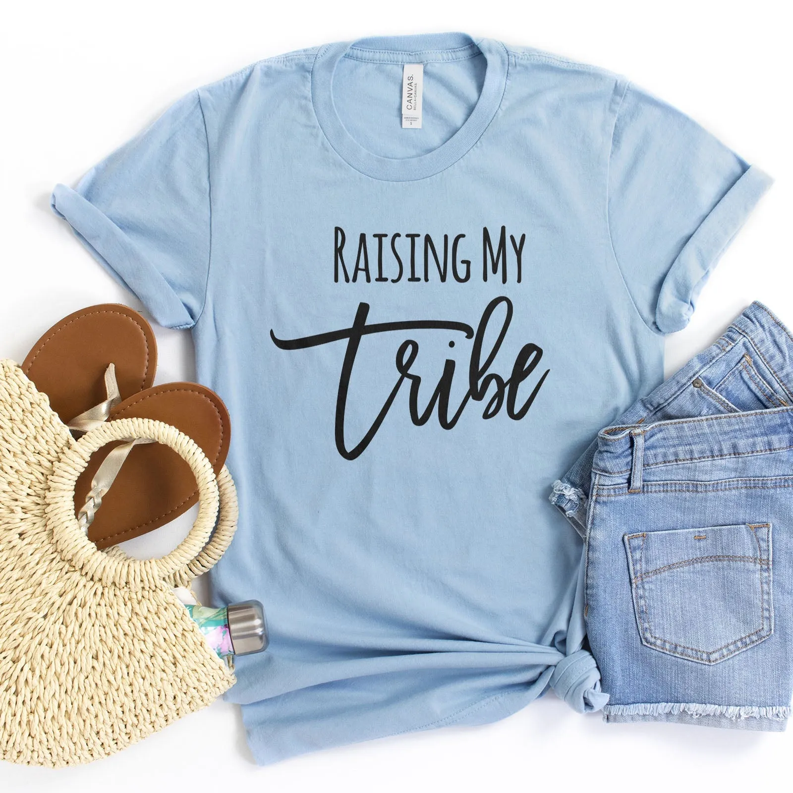 Raising My Tribe Tee Shirts For Women - Christian Shirts for Women - Religious Tee Shirts