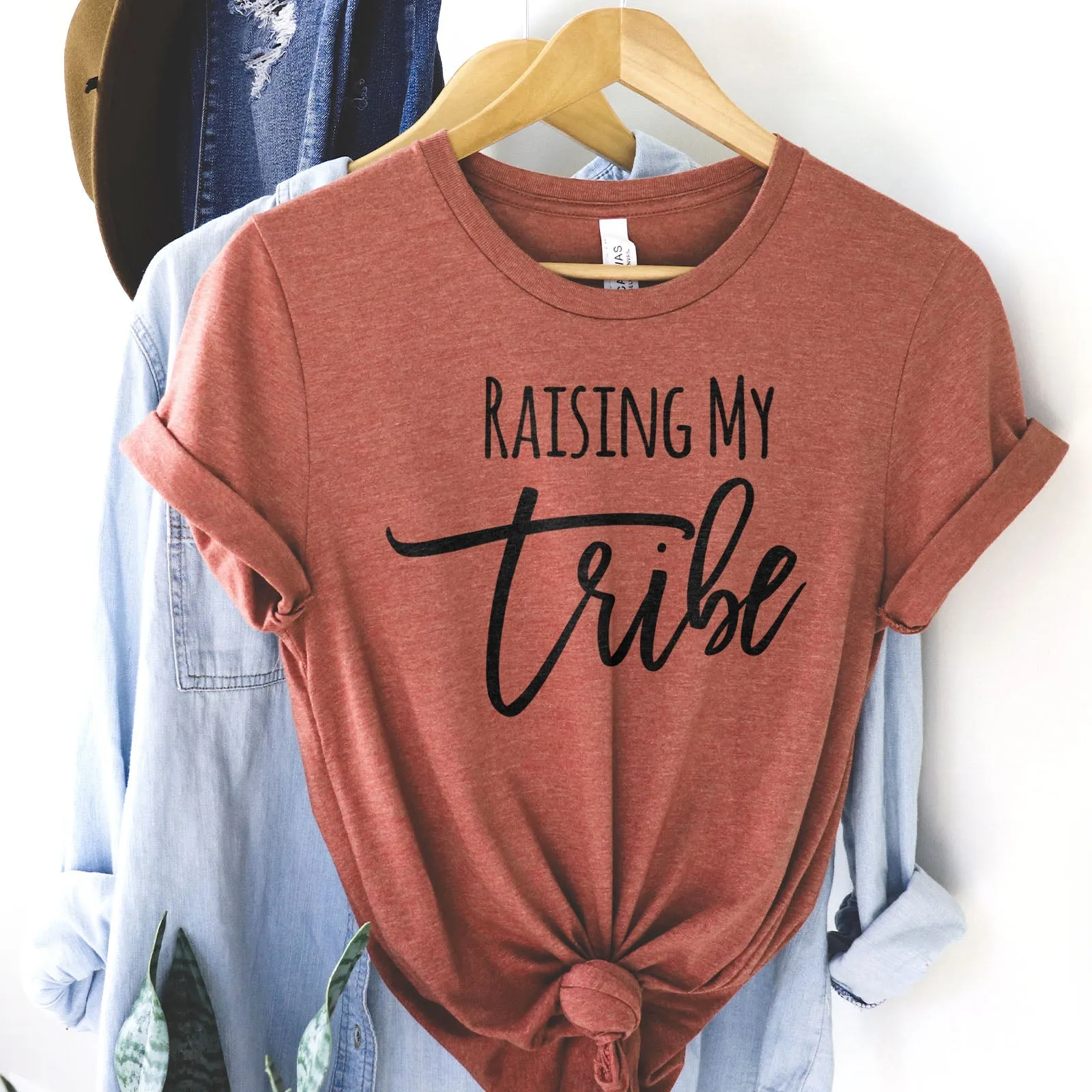 Raising My Tribe Tee Shirts For Women - Christian Shirts for Women - Religious Tee Shirts