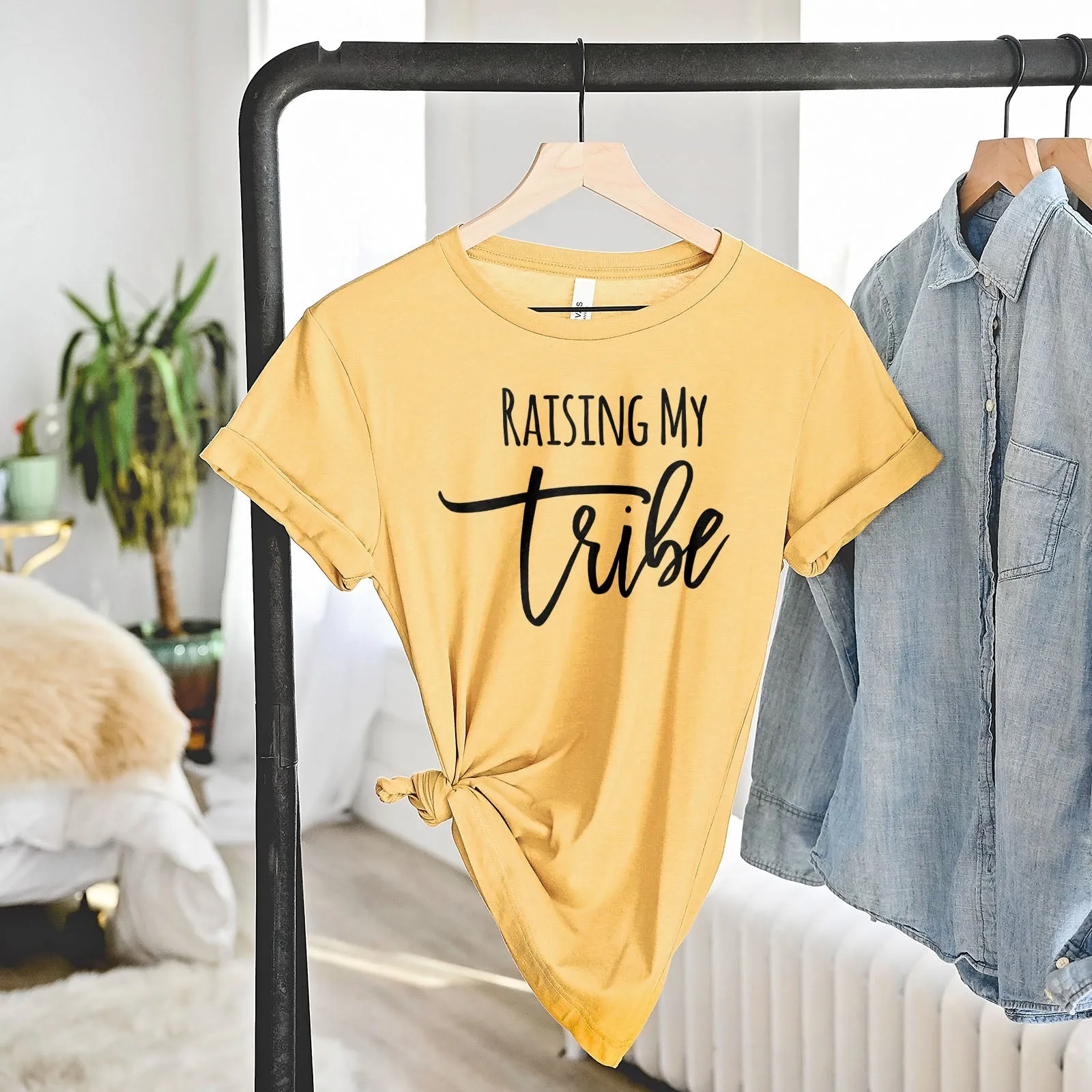 Raising My Tribe Tee Shirts For Women - Christian Shirts for Women - Religious Tee Shirts