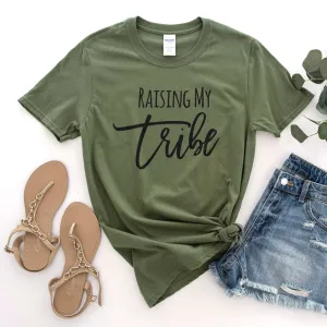 Raising My Tribe Tee Shirts For Women - Christian Shirts for Women - Religious Tee Shirts