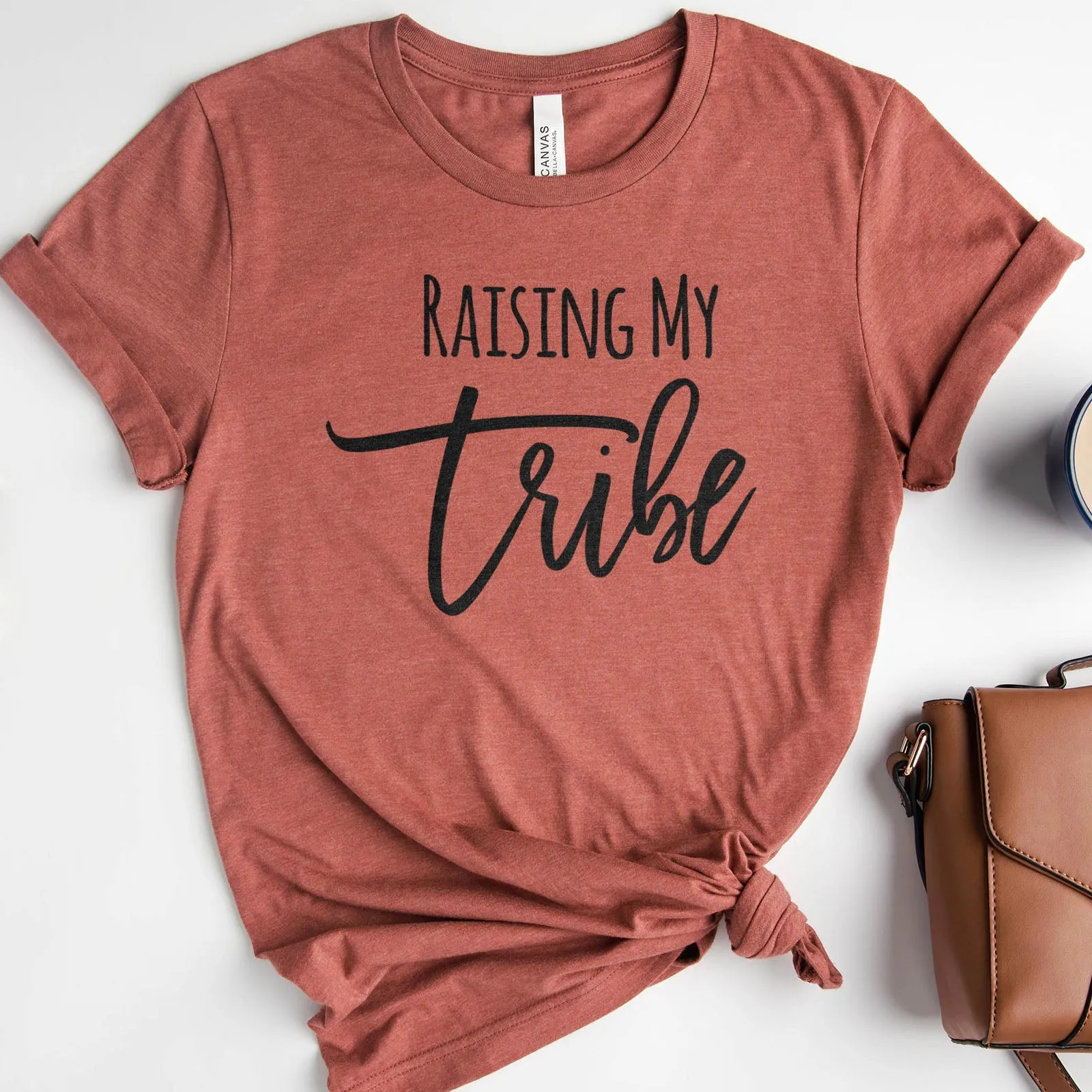 Raising My Tribe Tee Shirts For Women - Christian Shirts for Women - Religious Tee Shirts