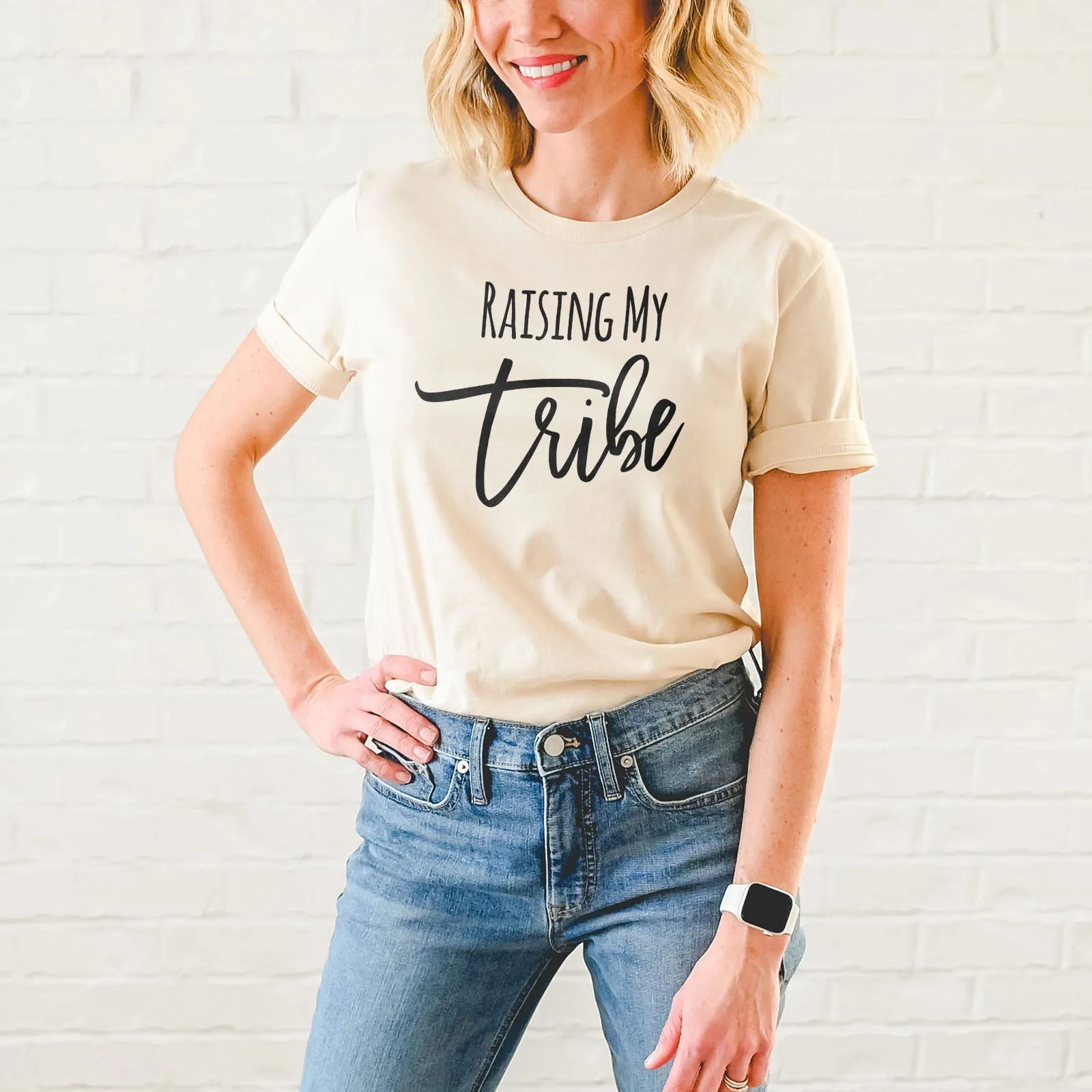 Raising My Tribe Tee Shirts For Women - Christian Shirts for Women - Religious Tee Shirts