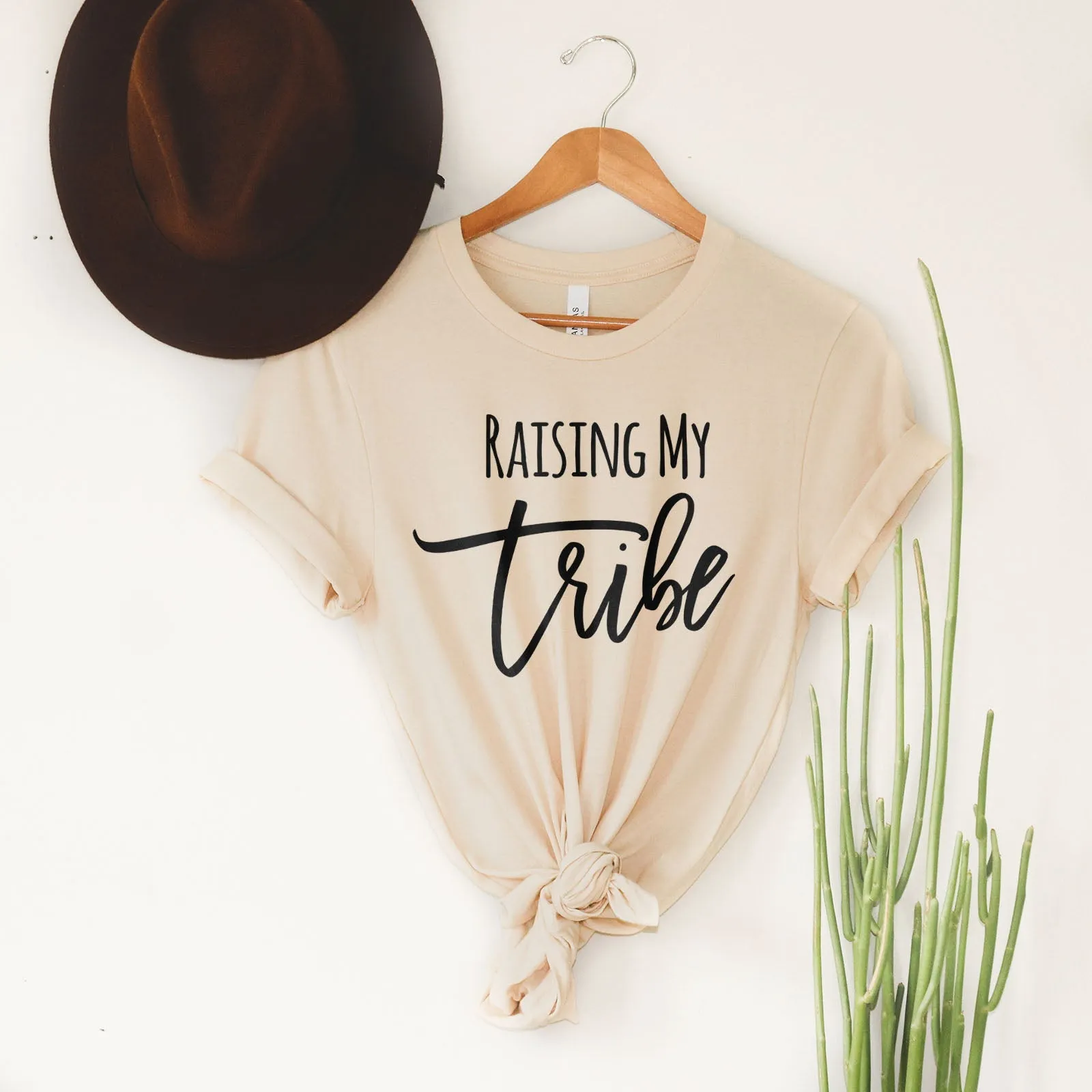 Raising My Tribe Tee Shirts For Women - Christian Shirts for Women - Religious Tee Shirts