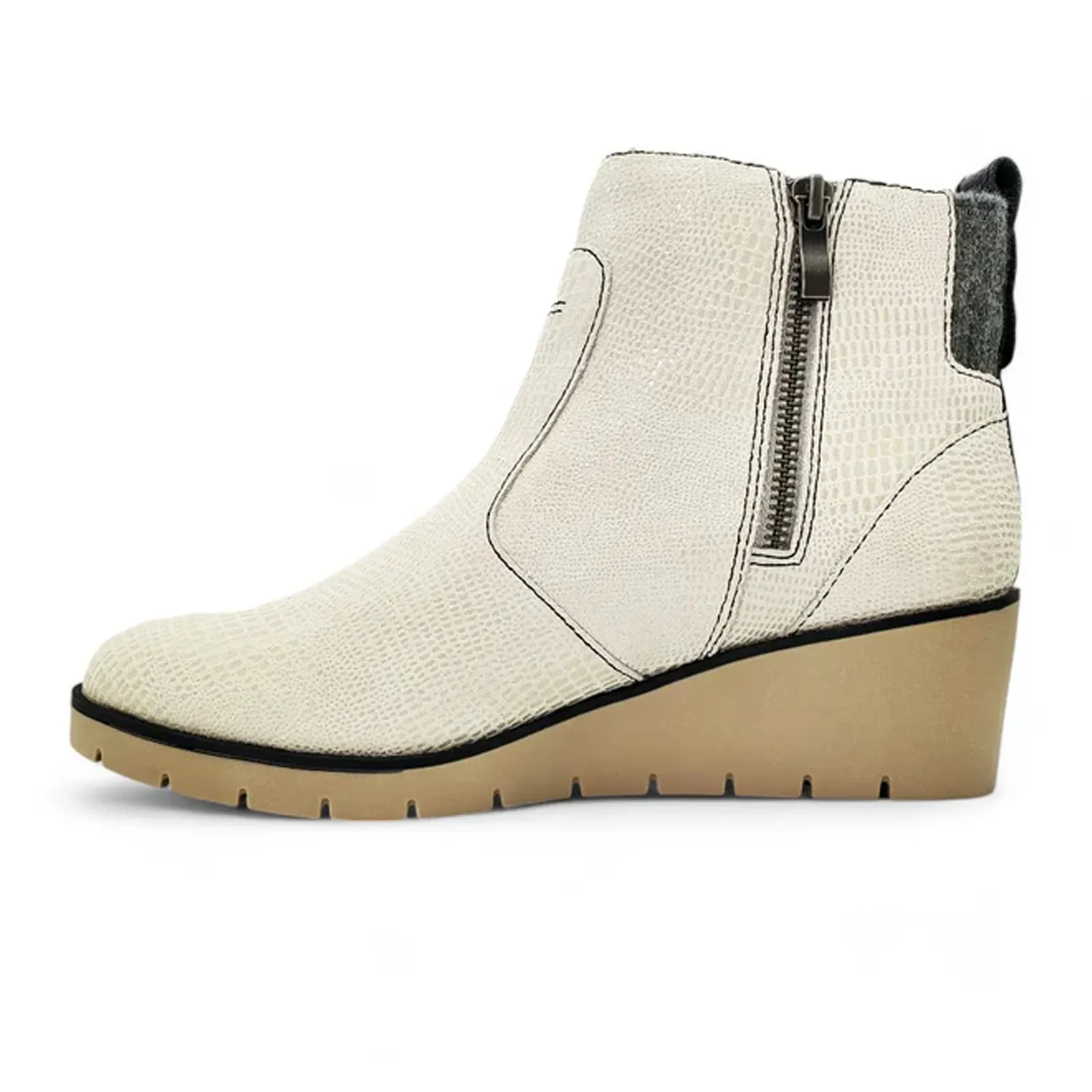 Revere Amarillo Bootie (Women) - Oyster Lizard