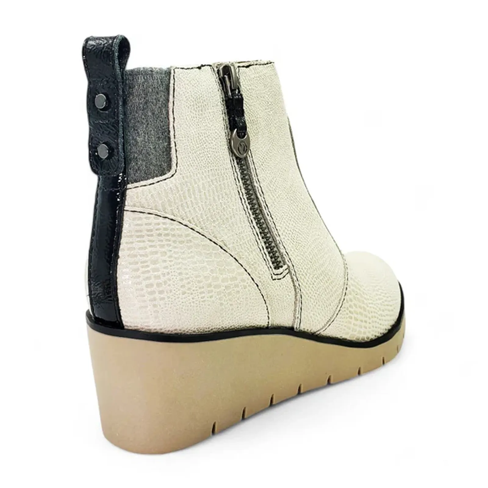 Revere Amarillo Bootie (Women) - Oyster Lizard