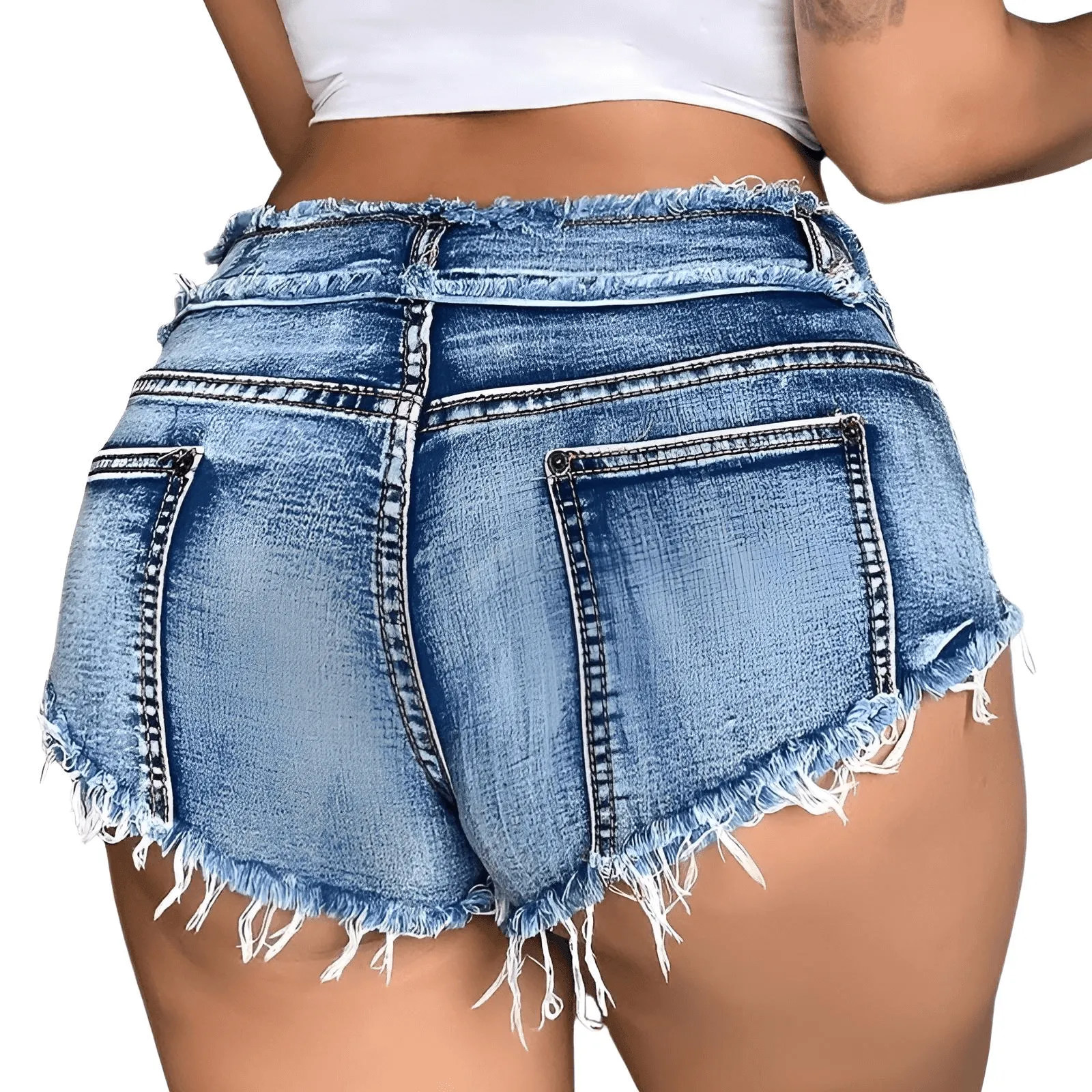 Sexy Women's Cut Off Denim Shorts