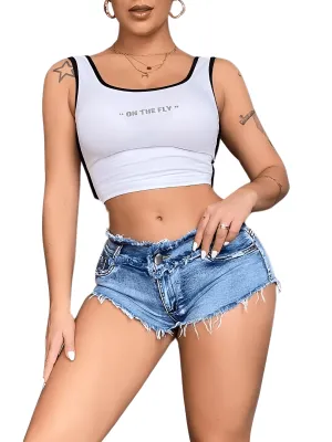 Sexy Women's Cut Off Denim Shorts