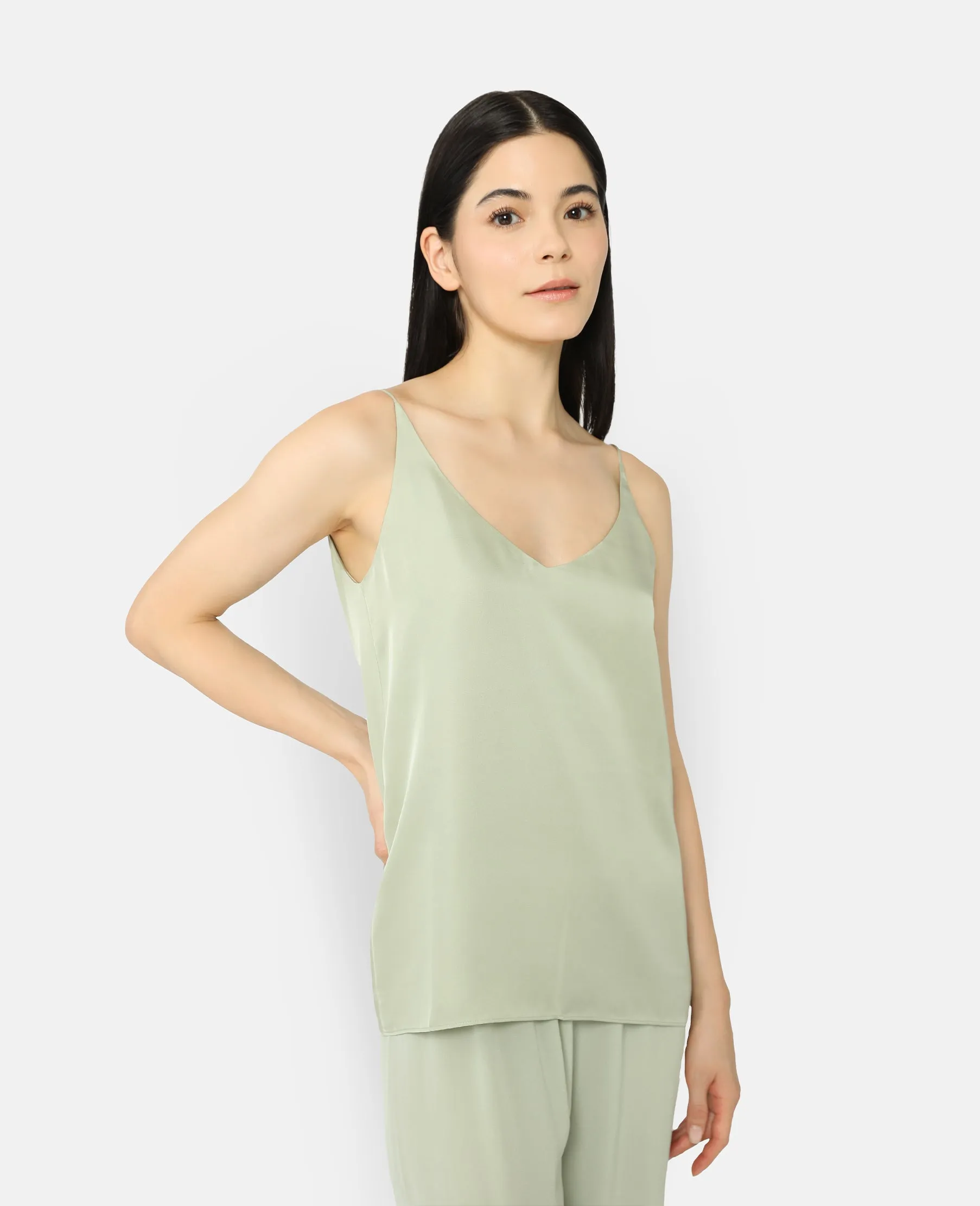 Silk Signature V-neck Camisole