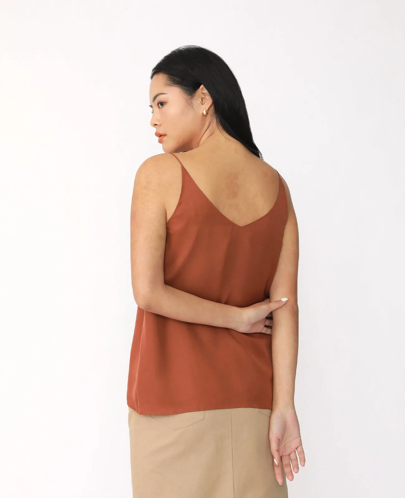 Silk Signature V-neck Camisole