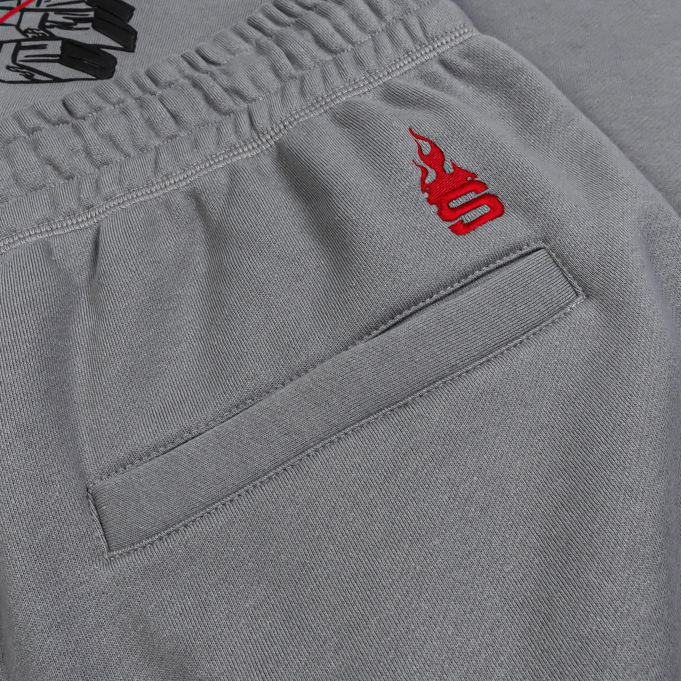 SP x Scarface 1983 Joggers Mens Pants (Grey/Red)