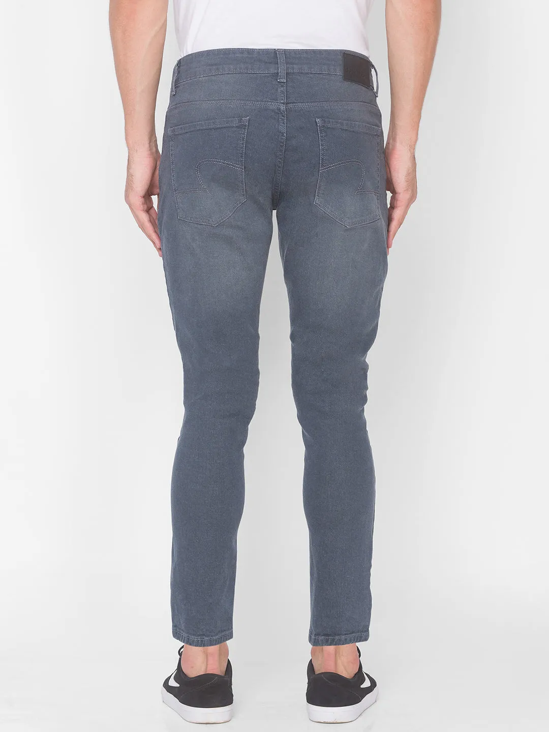 Spykar Grey Cotton Men Jeans (Kano)