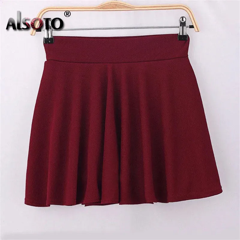 Summer 2024 Women Skirt Elastic Faldas Ladies Midi Skirts Pleated Black Sexy Stripe Girl Mini Short School Skirts saia feminina