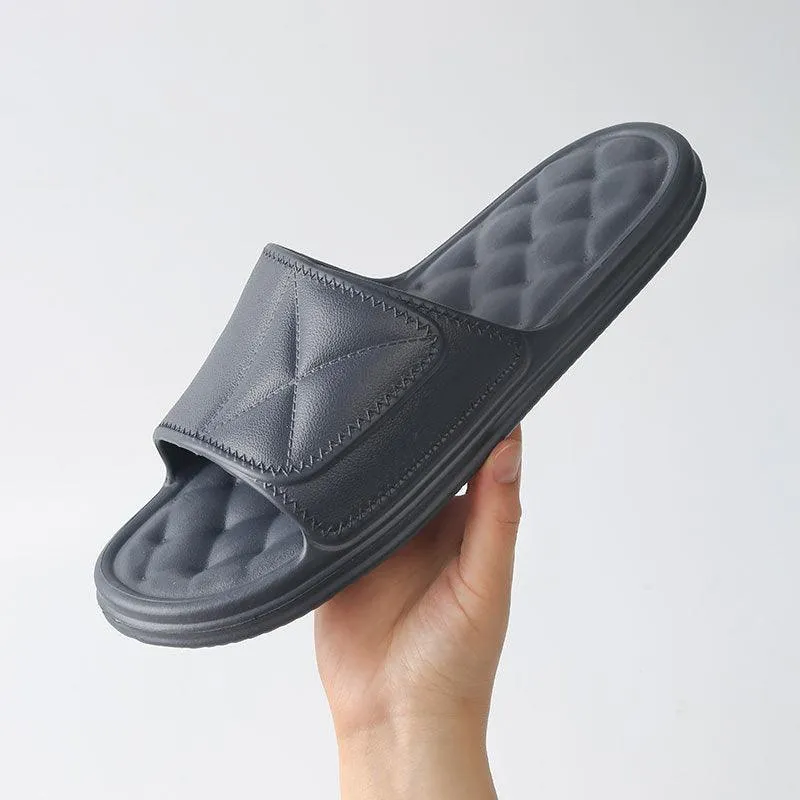 Summer Slippers Plaid Design Bath room Slippers For Women Shoes