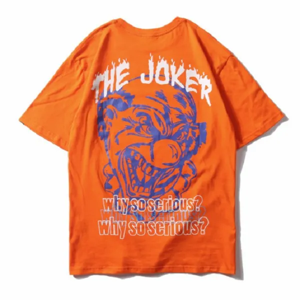 The Joker Printed Hip Hop Streetwear Loose Tees