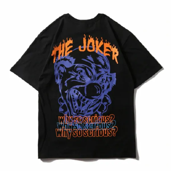 The Joker Printed Hip Hop Streetwear Loose Tees