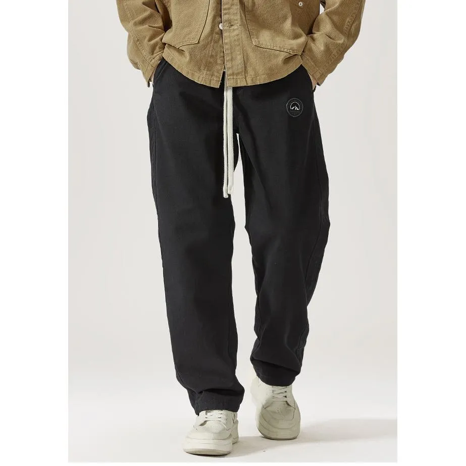 Trendy Loose Fit Pure Cotton Straight Leg Cargo Pants