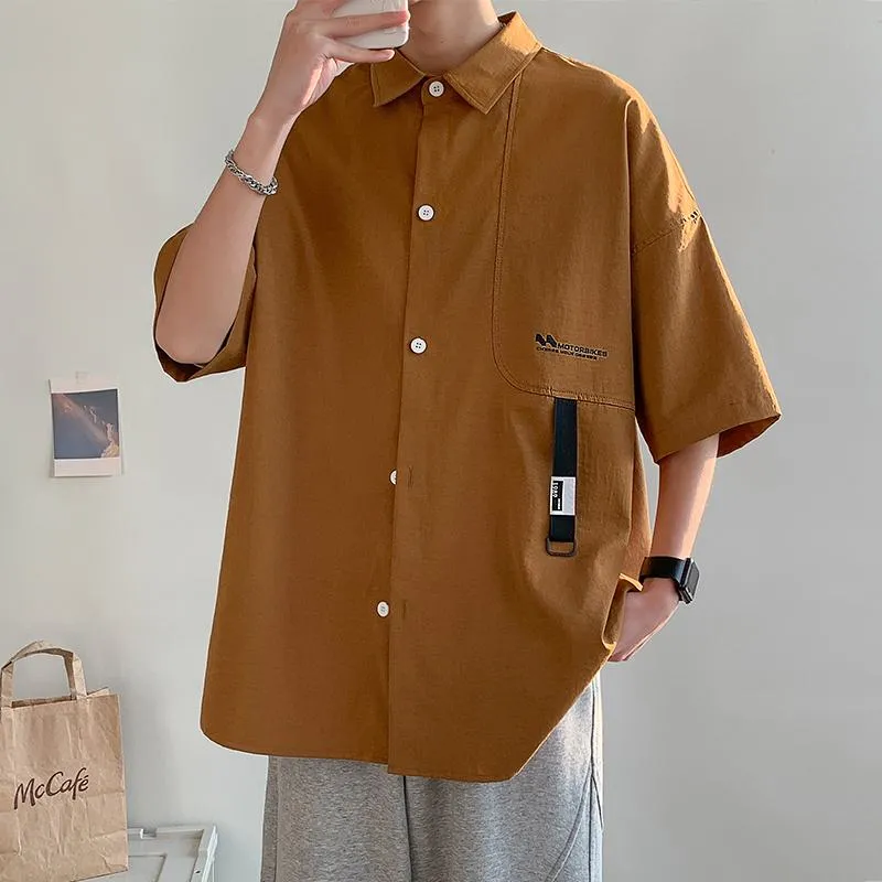 Trendy Versatile Simplicity Short Sleeve Shirt