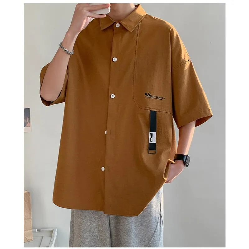 Trendy Versatile Simplicity Short Sleeve Shirt