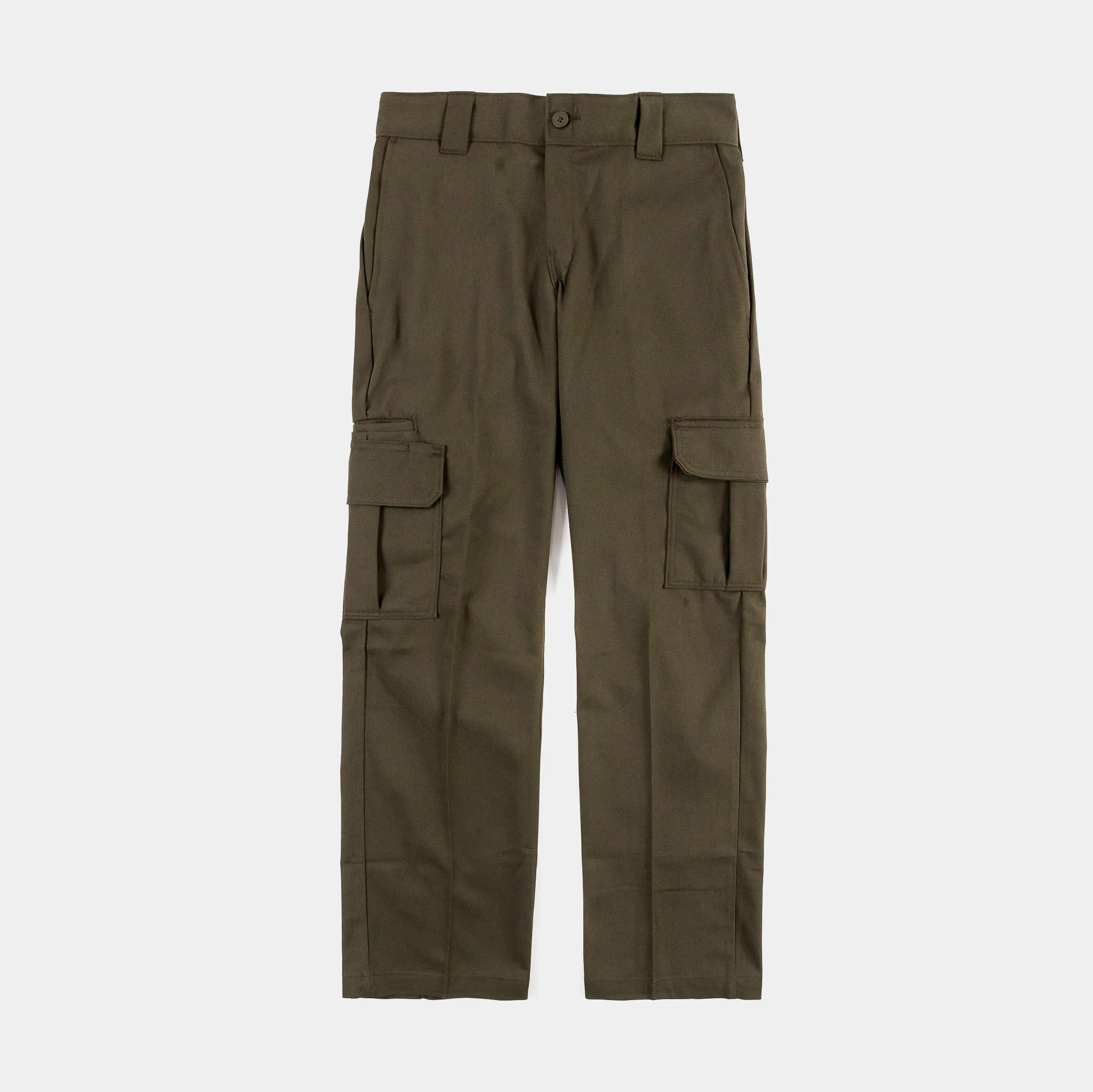 Twill Cargo Mens Pants (Olive)