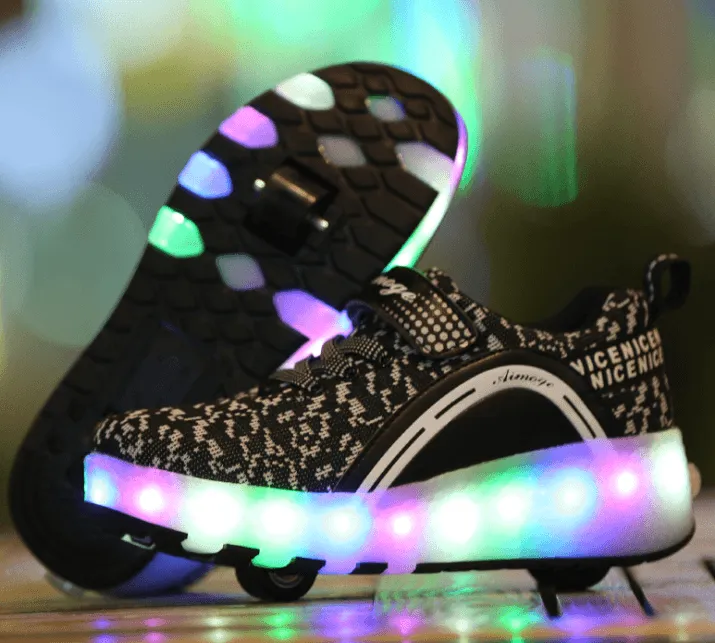 Ultra-light Luminous And Rechargeable Roller Skates