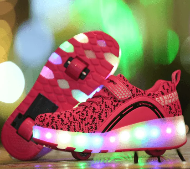 Ultra-light Luminous And Rechargeable Roller Skates