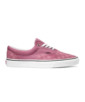 Vans Debossed Checkerboard Era in Heather Rose