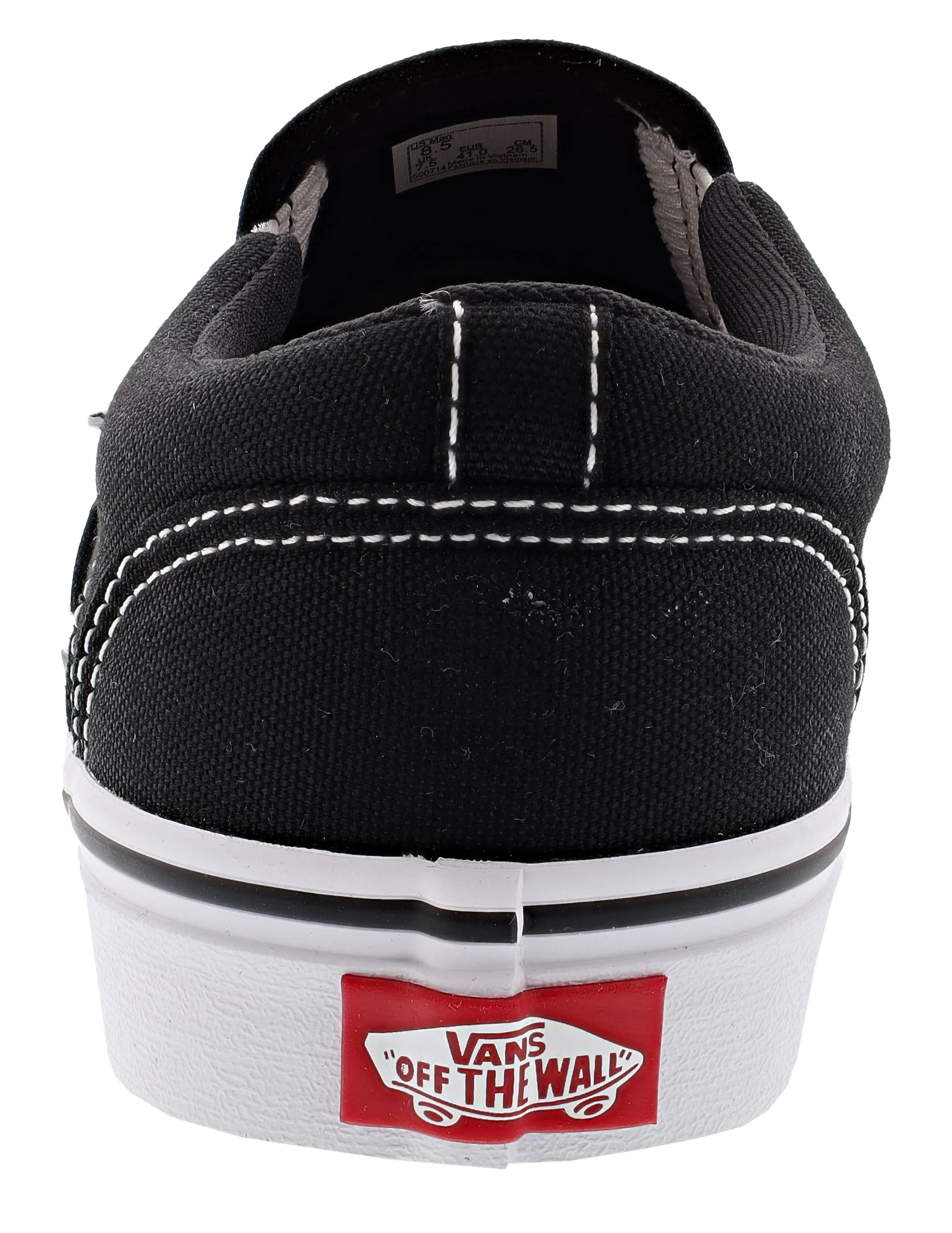 Vans Women's Asher Low Canvas Slip On Shoes