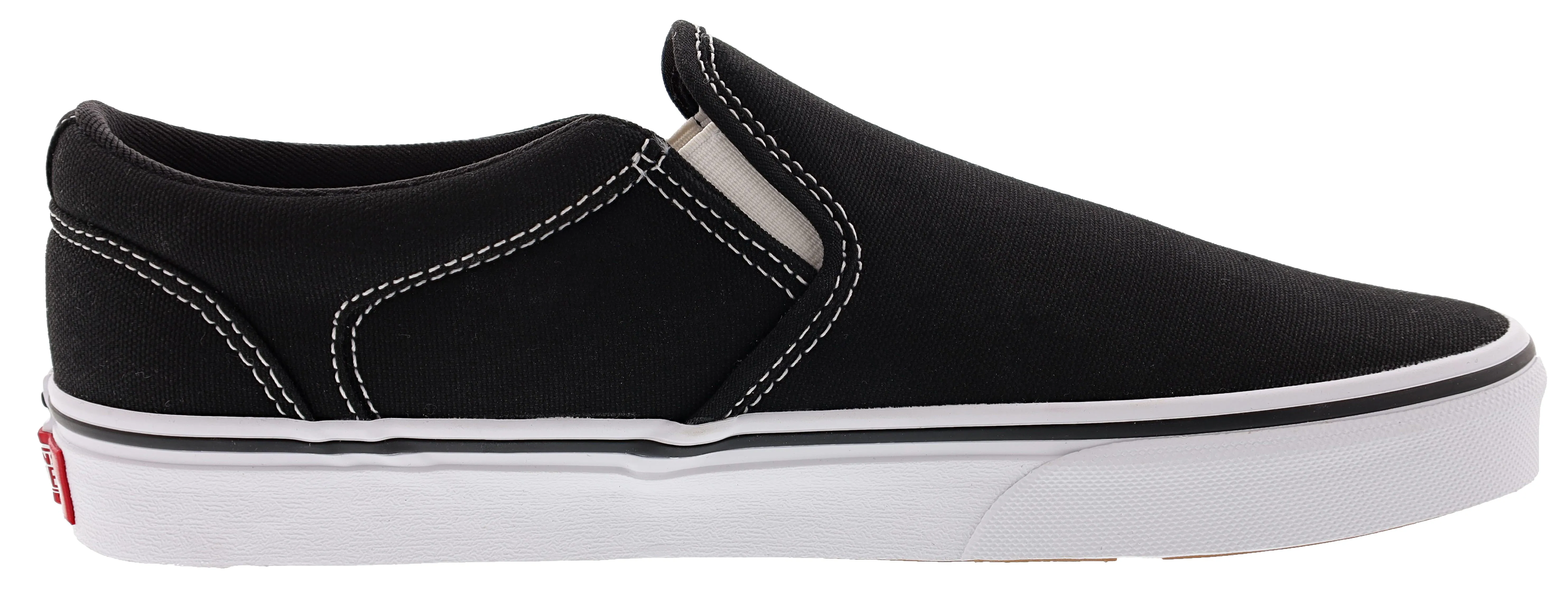 Vans Women's Asher Low Canvas Slip On Shoes