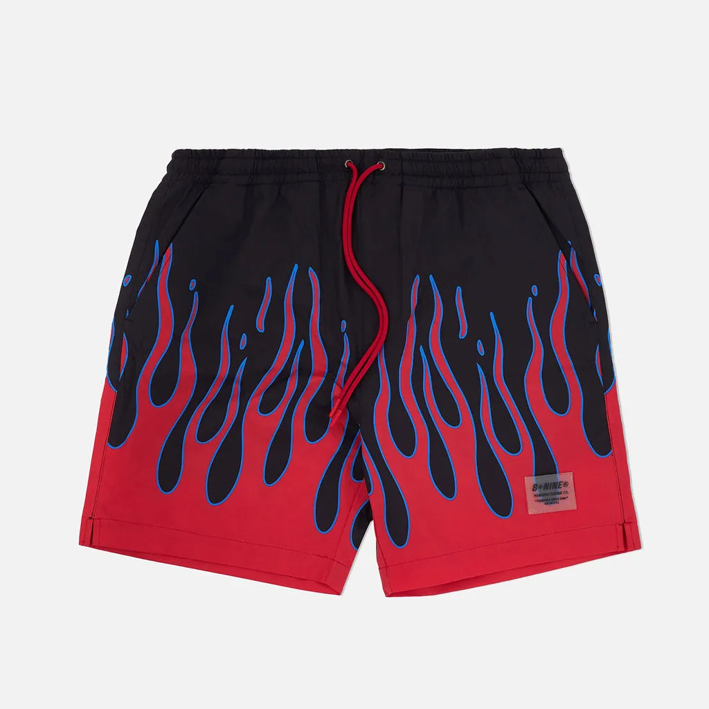 Vibe Shorts Red Flame