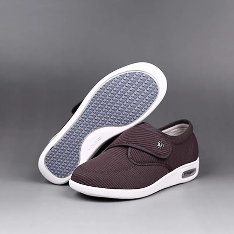 Women Slip On Wide Diabetic Shoes For Swollen Feet Width Orthopedic Shoes