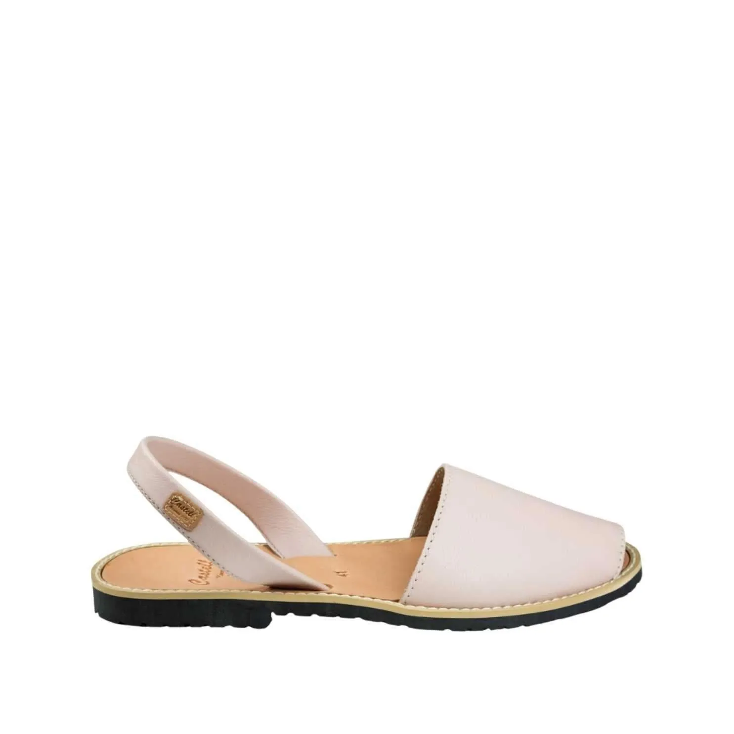 Women Standard Basic Leather Menorcan Sandal With Open Toe- Madona 1056 Piel