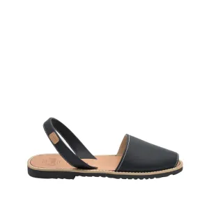 Women Standard Basic Leather Menorcan Sandal With Open Toe- Madona 1056 Piel