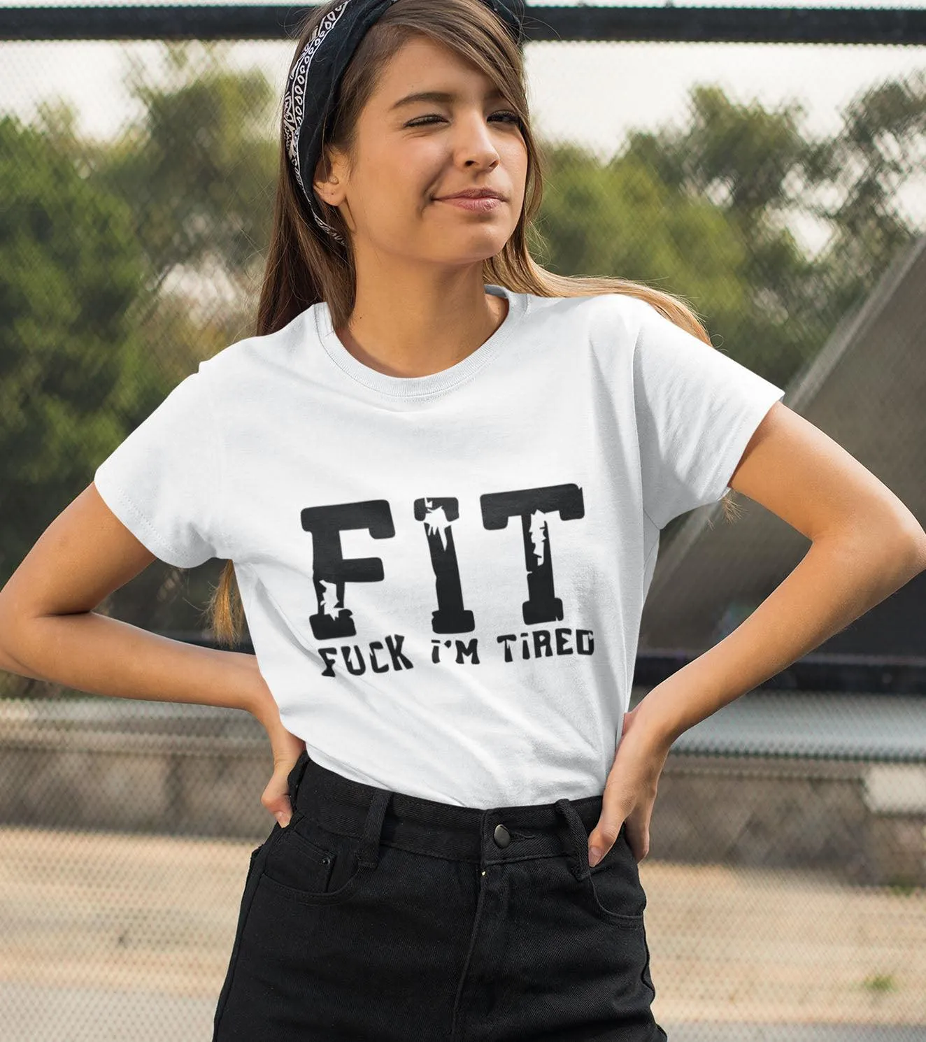 Women's FIT T-Shirts (white)