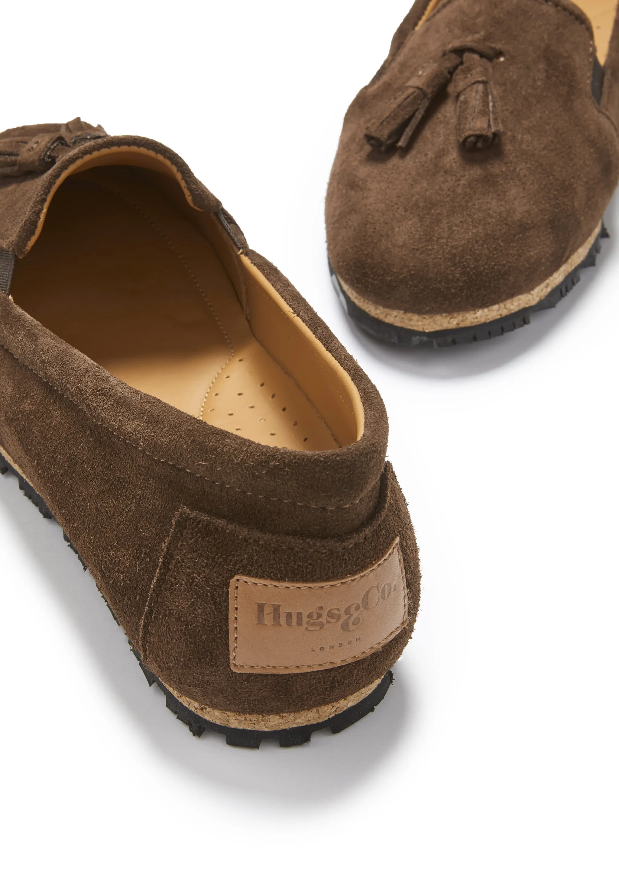 Women's Tasselled Espadrilles, brown suede