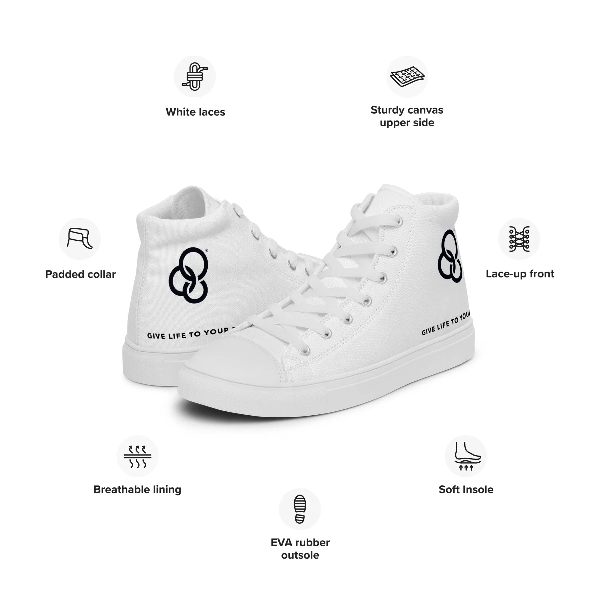 YFC Women’s High Top Canvas Shoes